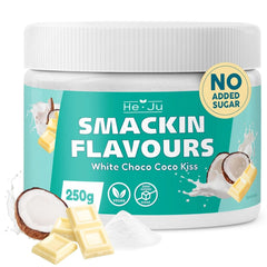 He-Ju, Polvere al gusto di cioccolato bianco e cocco, 250 grammi Aromas Naty Shop