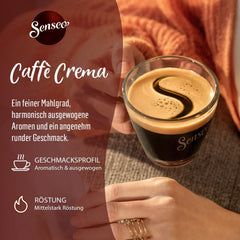 Senseo Pads Caffè Crema, 5 x 16 Getränke, 80 Kaffeepads