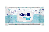 Kindii Salviette umidificate per neonati e bambini - Allantoina - Senza profumo - Dermatologicamente testate - Per pelli sensibili Salviette umidificate Baby Naty Shop All'acqua 60 salviette