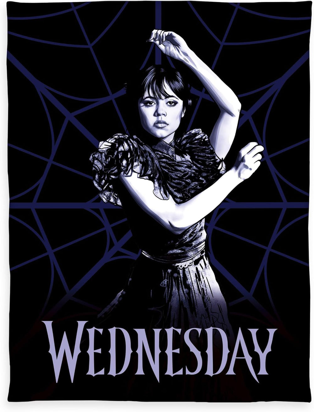 Coperta in pile Herding Wednesday, ca. 130X170 Cm, 100% poliestere, nero Letti e coperte Beuche den Herding-Store Titolo predefinito