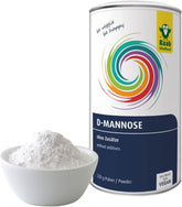 Raab Vitalfood® D-Mannosio Pulver (220 G) - Frei Von Zusätzen, Vegan, Glutenfrei, Gut Löslich, Mit Meßlöffel in Der Dose, Vorratspackung, 100% D-Mannosio (Gewonnen Aus Mais) Dolcificanti Naty Shop 220 G (1Er Pack)
