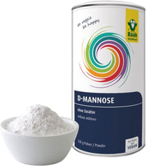 Raab Vitalfood® D-Mannosio Pulver (220 G) - Frei Von Zusätzen, Vegan, Glutenfrei, Gut Löslich, Mit Meßlöffel in Der Dose, Vorratspackung, 100% D-Mannosio (Gewonnen Aus Mais) Dolcificanti Naty Shop 220 G (1Er Pack)