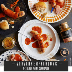 Ankerkraut Currywurst, 90g in vetro di sughero, Gewürzmischung zum Anmischen selbstgemachter Currywurst-Sauce oder als Topping