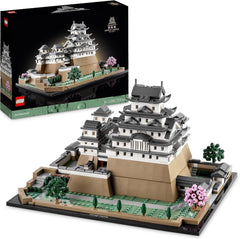 LEGO Architecture Kit modello castello Himeji per adulti Collezione Landmark Set di fan di giardinaggio creativo e cultura giapponese con albero di ciliegio in fiore, regalo per lui e per lei 21060 Set di costruzione Besuche den LEGO-Store Single