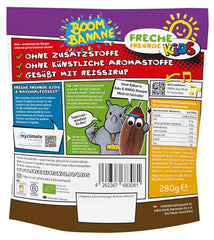 FRECHE FREUNDE KIDS, Bobs & DIKKAs Muesli Croccante Alla Banana E Cacao, Muesli Croccante Al Cioccolato Per Bambini, A Basso Contenuto Di Zuccheri, Senza Additivi, 100% Vegano, 6 Pezzi (6 x 280g)