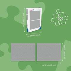 Ravensburger Puzzle 12000341 - Funny Gelinis - 2X Puzzle jigsaw de 1000 de piese pentru adulți și copii de peste 14 ani Puzzle Naty Shop