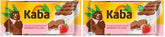 Cioccolato al latte Kaba con crema alla fragola, barretta di cioccolato ripiena, barretta da 90 g, cioccolato che si scioglie in bocca con crema fruttata alla fragola e gusto originale Kaba (confezione da 2)