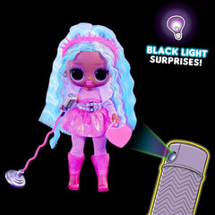 LOL Sorpresa! Tweens Neon Pop Stars - Kitty K - 1 bambola alla moda con sorprese retroilluminate e 10+ abiti e accessori Pop Star, inclusi micro-band retrò, regalo per bambini 4+ Naty Shop Dolls