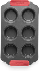 Lékué Muffin-Backform, Antihaftbeschichte, Metall, 6 Mulden Stampi e teglie Naty Shop