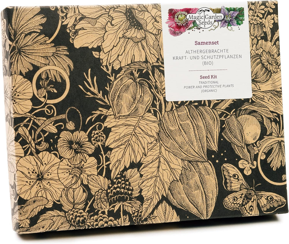 Althergebrachte Kraft- Und Schutzpflanzen (Bio) - Samen-Geschenkset Mit 4 Sehr Alten, Traditionellen, Magischen KrÀutersorten