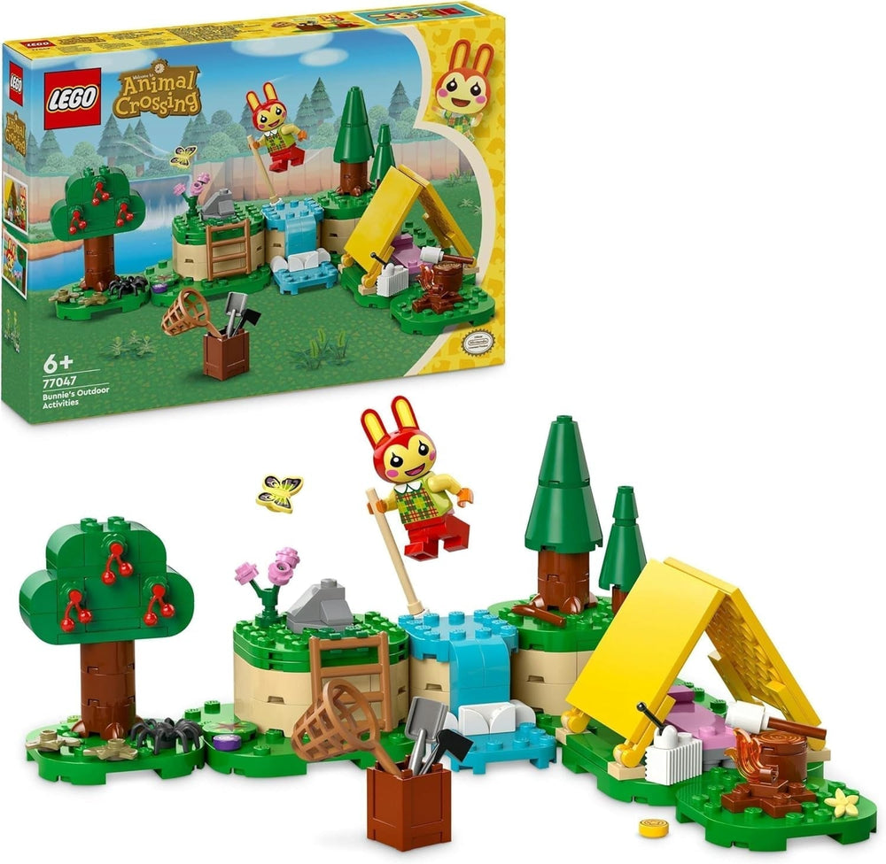 LEGO Animal Crossing Mimmis distracție în aer liber, jucărie creativă pentru copii, set de animale cu figura iepurelui din jocul video, cadou pentru fete și băieți de la 6 ani 77047 Seturi de constructie Besuche den LEGO-Store Singur