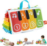 FISHER-PRICE Kick & Play Soft Piano - Pian de jucărie moale și portabil, design în creștere, clape colorate, pentru bebeluși de la naștere, HND54 Jucarii Bebe Naty Shop Pian