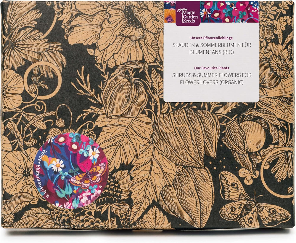 Le nostre piante preferite: piante perenni e fiori estivi per gli amanti dei fiori (organici) - Set regalo di semi con 6 deliziose varietà per un'esplosione floreale selvaggia - ti rende felice!