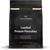 Protein Works - Pfannkuchen proteico caricato | Premium Pfannkuchen Mischung | Frittelle Eiweiß | Pancake Proteici | 8 porzioni | Naturale | 500G Miscela per panificazione e cottura Naty Shop 500 G (1Er Pack) Natürlich