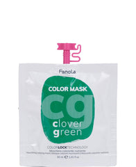 Mască colorantă Fanola Clover Green 30 ml Masca de par Naty Shop Titlu implicit