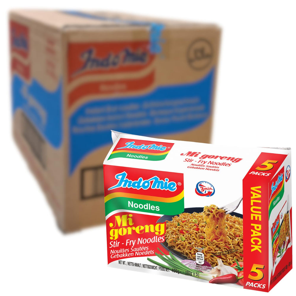 INDOMIE - Noodles istantanei Mi Goreng - Confezione multipla (40 x 80g)