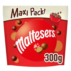 Maltesers, palline di cioccolato dal cuore croccante e leggero, spuntino arioso al cioccolato, 1 confezione (1 x 300 g)