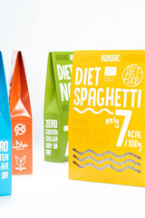 DIET-FOOD Riso istantaneo Shirataki Konjac biologico, a basso contenuto di carboidrati, a basso contenuto calorico, vegano, senza grassi, senza soia, senza glutine, cheto friendly, dimagrante, 300 grammi