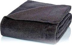 Glart coperta accogliente semplice coperta rosso bordeaux 130X170 cm per divano, morbida e calda coperta in lana extra soffice come una coperta per divano coperta per divano, morbida coperta accogliente coperta, morbida coperta per divano, letti e coperte U1B Glart Uni antracite