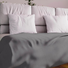 Soleil D'Ocre Plaid Adele, gettato dalla poltrona, Polycoton, Grigio, 140 X 200 Cm Letti e coperte Besuche den Soleil d'ocre-Store