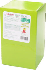 Hellma Canderel Green Stevia Sticks, 250 bustine di stevia, bustina da 1,1 grammi Dolcificanti Naty Shop