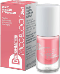 Microblock 3 in 1 Nail Care Nail Care Pink - Smalto curativo per unghie - Trattamento per unghie dei piedi - Rafforzamento delle unghie - Disponibile in 16 colori - 5 ml