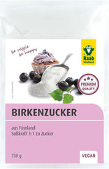 Raab Vitalfood Premium Birkenzucker, Xylit, Vegan, 1:1 Zucker-Alternative, Süßungsmittel, Zahnfreundlich, Vorratspack, 750 G Indulcitori Naty Shop Default Title