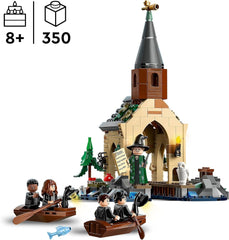 LEGO Harry Potter Hogwarts Castle Boathouse Model de jucărie pentru copii, include 2 bărci construibile și 5 mini figurine, cadou pentru fete, băieți și toți fanii de la 8 ani 76426 Seturi de constructie Besuche den LEGO-Store