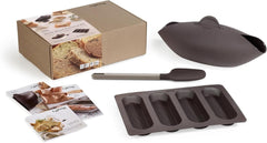 Lékué-Brotbackset, silicone, marrone, 30 x 25 x 15 cm (3000085SURM017)