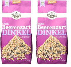 Muesli Di Farro Con Frutti Di Bosco, Non Zuccherato, 425g (Confezione da 2)