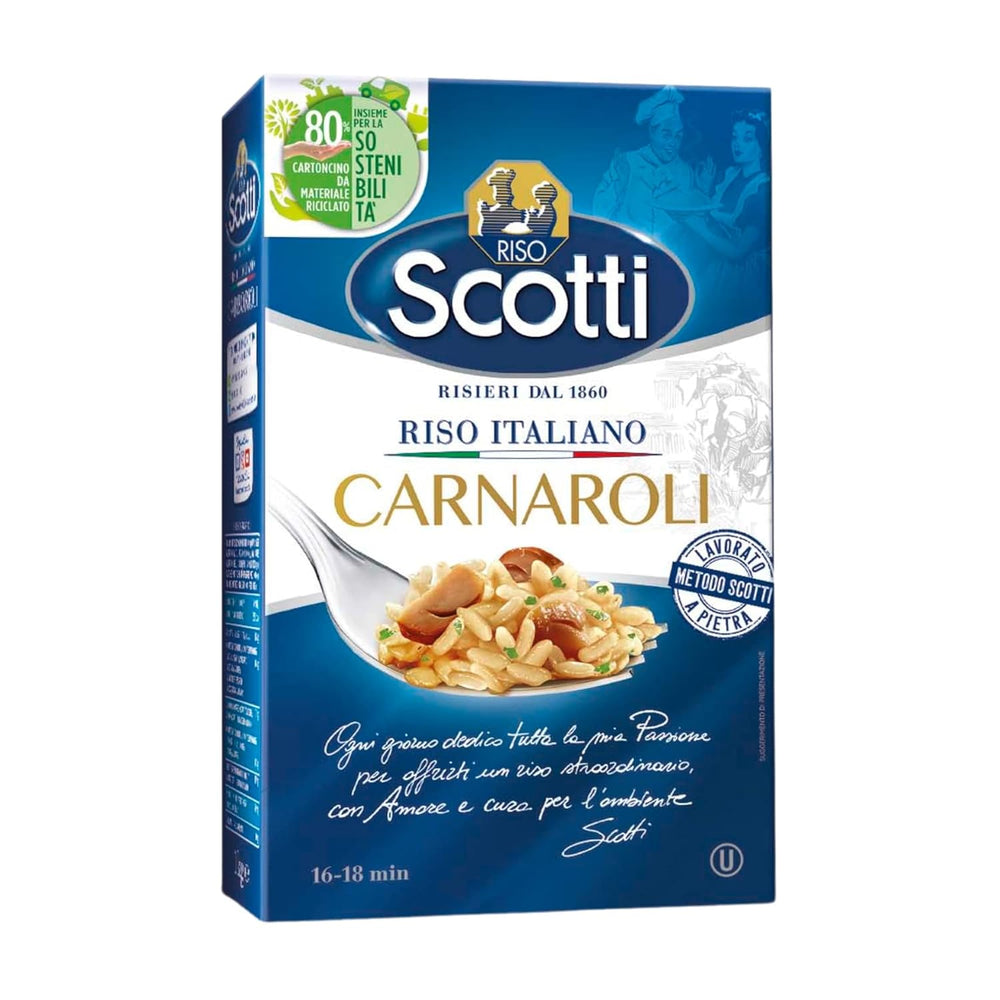 - Carnaroli - Riso extrafino per risotti, riso dall'Italia, pronto in 16 minuti - 1 kg
