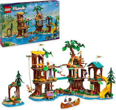 LEGO Friends La casa sull'albero al campo avventure, set da gioco per ragazze e ragazzi a partire da 8 anni con 5 personaggi e 5 animali, idea regalo per giochi creativi, giocattoli sportivi, casa delle bambole 42631 Set da costruzione Besuche den LEGO-Store Titolo predefinito