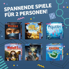 KOSMOS 692766 Holmes - Sherlock vs. Moriarty, Gioco per due giocatori, Gioco di Sherlock Holmes, Gioco da tavolo per esattamente 2 giocatori dai 10 anni in su, Gioco di strategia