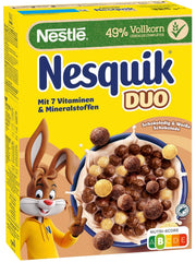 NESTLÉ Duo Cereali, Cereali al cioccolato bianco e integrale e Cereali integrali (1 x 325 g)