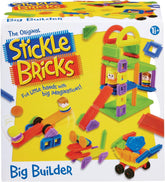 Stickle Bricks, Big Builder Konstruktionsset, Über 125 Teile, Fördert Kreativität & Motorik, Sicher & dänglig, Praktische Austellung, Für Kinder ab 18 Monaten