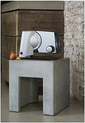 GRAEF SKS S32000, affettatrice elettrica silver con struttura interamente in metallo e base in vetro Grattugie e Affettatrici Naty Shop