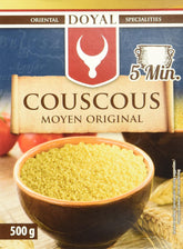 Couscous – Couscous leggero e soffice con un leggero sapore di nocciola – Una specialità tipica del Nord Africa – 1 x 500g