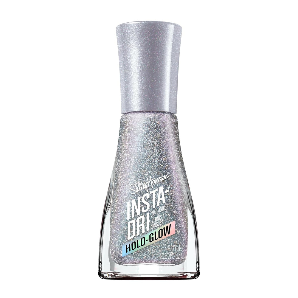 Insta-Dri Holo-Glow, smalto per unghie euforico, facile da usare, di lunga durata, bellissimi colori, facile da applicare sulle unghie, senza scheggiature, 19 ml