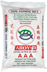 Riso profumato Aroy-D, 100% riso a chicchi lunghi, 1 confezione (1 x 20 kg)