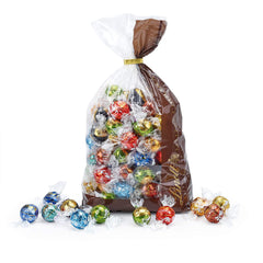 Assortimento Lindt Cioccolato LINDOR | 1371 g, Classico | ca. 80 palline di cioccolato (al latte, bianco, fondente 60%, nocciola) | Confezione sfusa, 1 kg