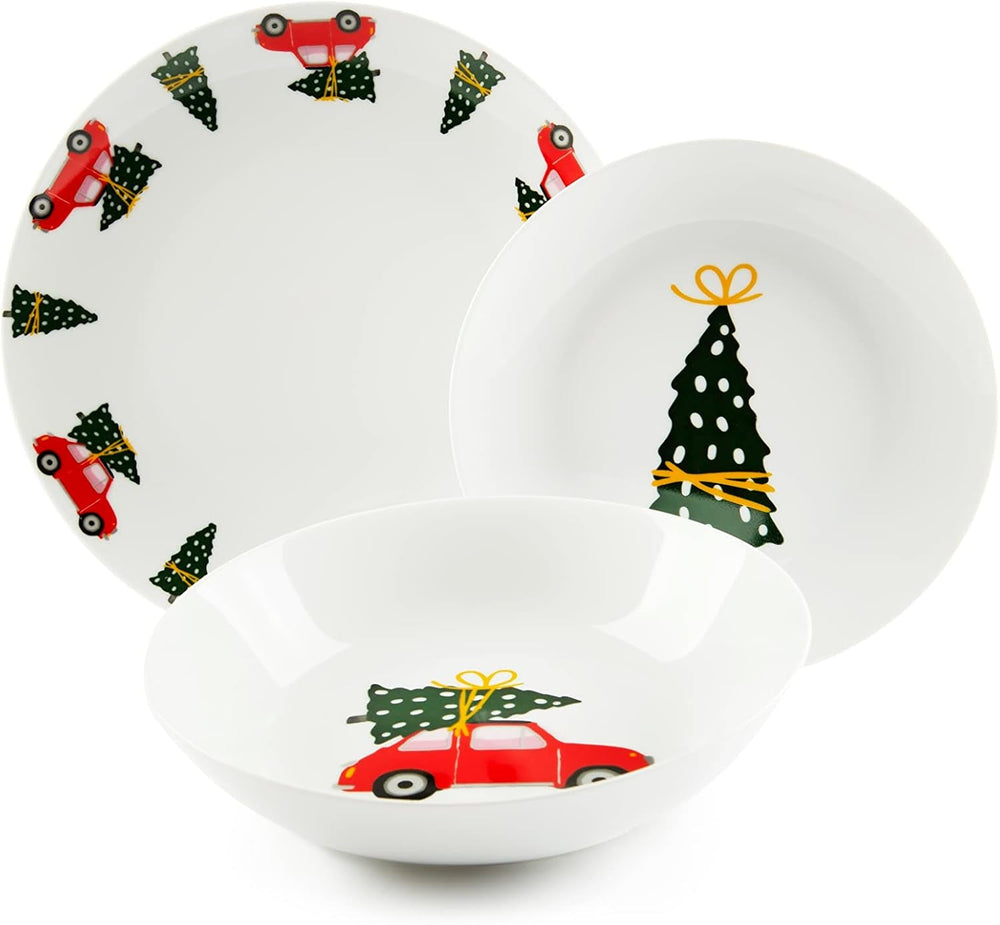 Excelsa Ready for Christmas Tellerservice, 18-teilig