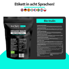Nature Diet - Bio-Inulina 1 Kg | Aus Agave | Natürliches Präbiotikum Dolcificanti Naty Shop