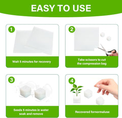 Lana di roccia, lana di roccia per propagazione, 2 pezzi, spugna idroponica, 200 pezzi dopo il taglio - Alternativa per serra, germinazione di semi e verdure domestiche