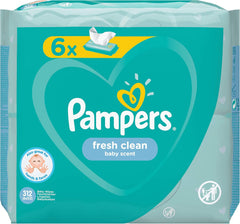 Pampers 81688049 Salviette per neonati Fresh Clean, bianche