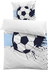 Biancheria da letto per ragazzi, calcio, microfibra poliestere Biancheria da letto - bambini Naty Shop Modello 1 135X200 Cm + 80X80 Cm