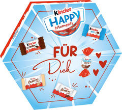 kinder Happy Moments Mini Mix - Regalo di San Valentino per lui e per lei - Per socializzare e condividere con amici e familiari - 161g
