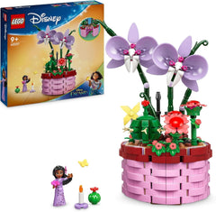 LEGO Ç€ Disney Encanto Ghiveciul de flori al Isabelei, set pentru copii cu orhidee de jucărie construibilă, set de construcție decorativ cu mini păpușă a unui personaj din film, idee de cadou pentru fete și băieți de la 9 ani 43237 Seturi de constructie Besuche den LEGO-Store Singur