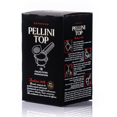 Pellini Caffè, Espresso Pellini Top 100% Arabica - 6 Packungen mit 18 Pads (6x126 g, insgesamt 108 Pads)