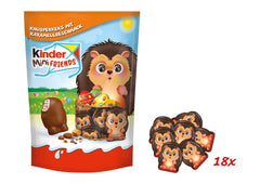 Kinder Mini Friends Biscotti Croccanti al Gusto Caramello 122g – Cioccolato al Latte con Biscotti e Ripieno al Latte – Figure di Pasqua – Cioccolato e Dolci di Pasqua – Regalo di Pasqua