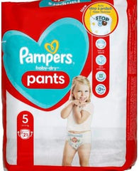 Pannolini Pampers Baby-Dry Pants taglia 5, 21 pz.